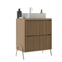 Ver imagem 3 de Gabinete de Banheiro 60cm com Cuba Ref 650 Cewal - Itapuã/thassos