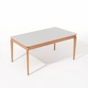 Ver mais imagens de Conjunto Sala de Jantar 1 Mesa 160cm Tampo Laminado com Vidro e 6 Cadeiras Corda Florença
