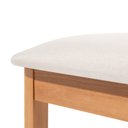 Ver imagem 5 de Conjunto Sala de Jantar 1 Mesa 160cm Tampo Laminado com Vidro e 6 Cadeiras Corda Florença