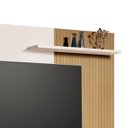 Ver imagem 6 de Painel P/ Tvs de até 50" Modelo Menfis 2 Prateleiras em Mdf:off White