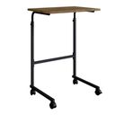 Ver imagem 1 de Mesa De Apoio Lateral Para Notebook Com Rodizios Preto Noce Oro PP Milani Store