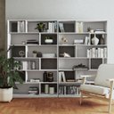 Ver imagem 1 de Estantes Livreiros Escritório Home Office 240x187,5cm com 24 Nichos Branco
