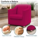Ver imagem 3 de Kit 2 Poltrona Decorativa para Sala de Espera Mila Recepção Escritório Consultório Corino