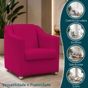 Ver imagem 5 de Kit 2 Poltrona Decorativa para Sala de Espera Mila Recepção Escritório Consultório Corino