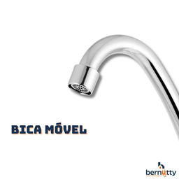Torneira Cozinha Abs Bancada Bica Móvel 1169 C31 Cromada 1/4 de Volta - 4