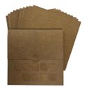 Ver imagem 1 de Papel Kraft Textura Kit Tex Papel Ref H081 - 10 Folhas