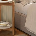 Ver imagem 4 de Mesa Lateral Lizz Off White com Cedro - Casa D