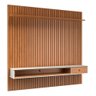 Painel Ripado Suspenso para Tv de até 60 Polegadas 2,20x1,60m Premium Quarto e Sala Cor Nature - 9