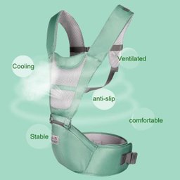 Bolsa Canguru Bebê Super Confortável Premium 30Kg Vermelho - 4