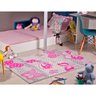 Tapete Infantil Antiderrapante Quarto Cinza I-89 - 1