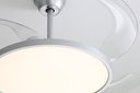 Ver mais imagens de Ventilador de Teto Aliseu Lótus Bivolt Prata com Controle Remoto