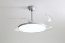 Ver imagem 5 de Ventilador de Teto Aliseu Lótus Bivolt Prata com Controle Remoto