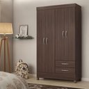 Ver imagem 2 de Guarda Roupa Solteiro Astro Café - Demóbile