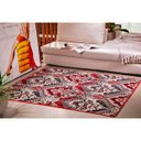 Ver imagem 1 de Tapete Sala Esc. 1,50x2,00 Antiderrapante Vermelho A-114