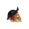 Estatua Caveira Crânio Decorativa em Resina Pirata - 6