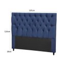 Ver imagem 3 de Cabeceira King Size Embaixatriz Suede para Colchão Box 193 Cm Simbal