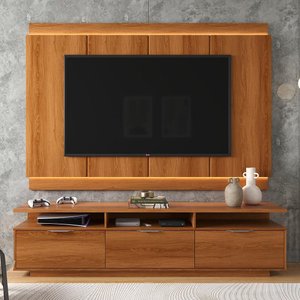 Rack Marrocos Lukaliam Móveis com Painel e Led até 75"