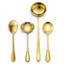 Ver imagem 5 de Faqueiro Maleta Soliges 72 Peças em Aço Inox Dourado 37X47X17cm