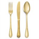 Ver imagem 6 de Faqueiro Maleta Soliges 72 Peças em Aço Inox Dourado 37X47X17cm