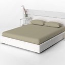 Ver imagem 1 de Lençol Acácia Queen Liso Avulso Com Elástico 01 Peça Caqui