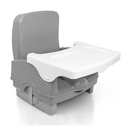 Cadeira Refeição Portátil Cake Bebê Alimentação Cinza Voyage - 3
