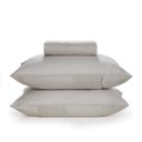 Ver imagem 2 de Lençol com Elástico King Karsten 150 Fios 100% Algodão com Fronha Nuance Cinza Névoa