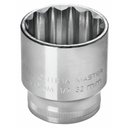 Ver imagem 3 de Soquete Estriado 22 Mm Encaixe 1/2´´ com Acabamento Cromado