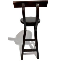 Kit 2 Banqueta Bistrô com Encosto Cozinha Balcão Bancada Bar Imbuia - 3