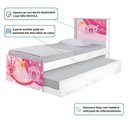 Ver imagem 3 de Bi Cama Juvenil Zap com Cabeceira Carruagem Castelo