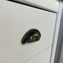 Ver mais imagens de Conjunto 2 Peças Escrivaninha C 2 Gavetas e Gaveteiro 3 100% Madeira Maciça - Linha Topázio Branco Freijó