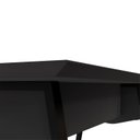 Ver imagem 5 de Mesa de Reunião 200cm para 8 Pessoas com Caixa de Tomadas Industrial Executive Preto