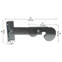 Ver imagem 2 de Kit 30 Prendedor Janela Veneziana Carranca Inox - Feltrin