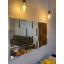 Ver imagem 6 de Espelhos de Vidro Decorativo 126x72cm Liverpool Montável para Sala Quarto Cozinha com Mdf