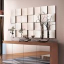 Ver imagem 3 de Espelhos de Vidro Decorativo 126x72cm Liverpool Montável para Sala Quarto Cozinha com Mdf