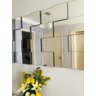 Espelhos de Vidro Decorativo 126x72cm Liverpool Montável para Sala Quarto Cozinha com Mdf - 1