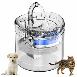 Bebedouro Fonte de Agua Cao Pet Gato Cachorro Animal de Estimaçao Reservatorio 2 Litros Automatico U
