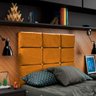 Cabeceira de Cama Box Solteiro 80cm Estofada Lari Tt - Cores - 2