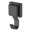 Ver imagem 1 de Cabide Gancho Multiuso Ventosa Banheiro Preto Fosco Future