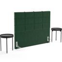 Ver imagem 7 de Cabeceira Cama Box Casal 140 cm Roma W01 Couríssimo Verde Musgo - Lyam Decor