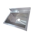 Ver imagem 3 de Lavatório com Bancada para Torneira 50cm - Construinox