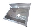 Ver imagem 3 de Lavatório com Bancada para Torneira 50cm - Construinox