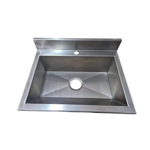 Lavatório com Bancada para Torneira 50cm - Construinox