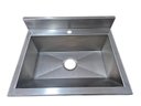 Ver imagem 2 de Lavatório com Bancada para Torneira 50cm - Construinox