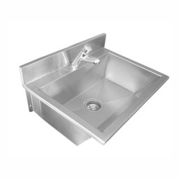 Lavatório com bancada para torneira 50cm - Construinox - 2