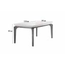 Ver imagem 2 de Conjunto: Mesa Sala Jantar Londrina Curvo 120cm + 4 Cadeiras Pietá Naturale - Linho Bege Rufato
