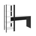 Ver imagem 1 de Mesa Escrivaninha Modelo Artemis com 5 Prateleiras em Mdf:branco