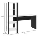 Ver imagem 6 de Mesa Escrivaninha Modelo Artemis com 5 Prateleiras em Mdf:branco