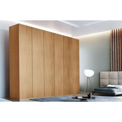 Guarda Roupa Casal 6 Portas e 6 Gavetas Horizon Naturale - Rufato