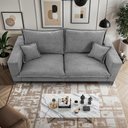 Ver imagem 7 de Sofá 2 Lugares Modular Boma 1,70m Boucle Cinza Claro Sofá Inbox