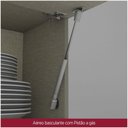Ver imagem 3 de Armário Aéreo 01 Porta Basculante 80 Cm Connect Henn Duna Com Cristal